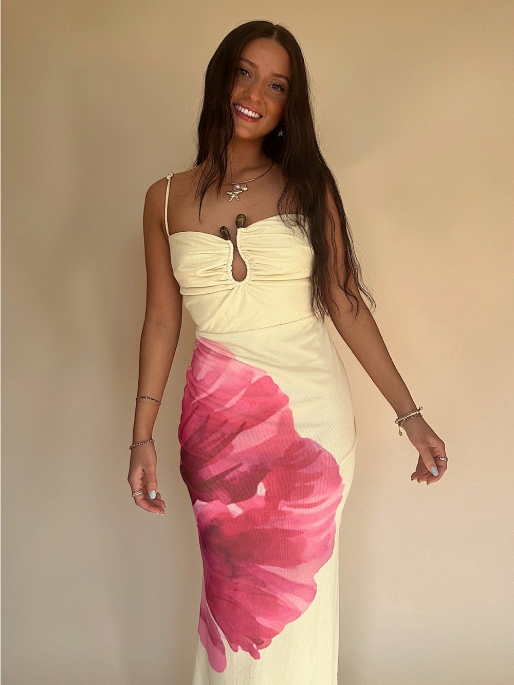 NWT Floral Maxi Dress